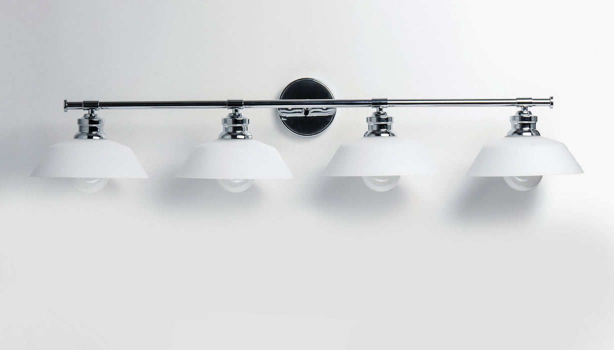 Maxim 11194SWPC Four Light Wall Sconce, Polished Chrome