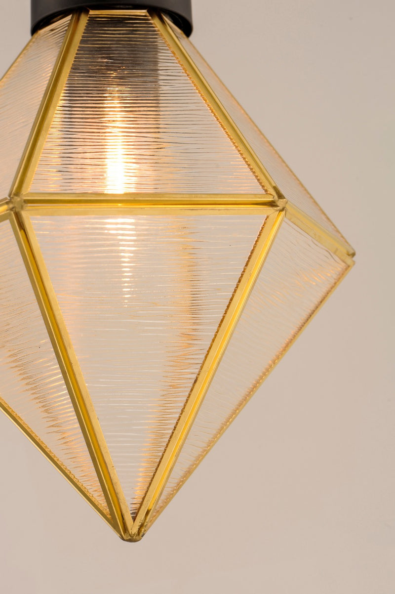Maxim 11555BKBUB One Light Pendant, Black / Burnished Brass