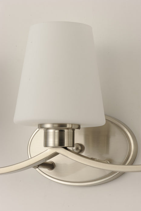 Maxim 11835SWSN Five Light Bath Vanity, Satin Nickel