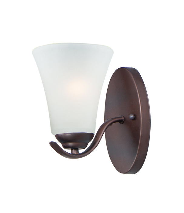 Maxim 12081FTOI One Light Bath Vanity, Oil Rubbed Bronze