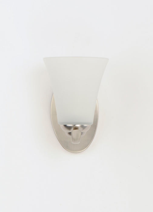 Maxim 12081FTSN One Light Bath Vanity, Satin Nickel