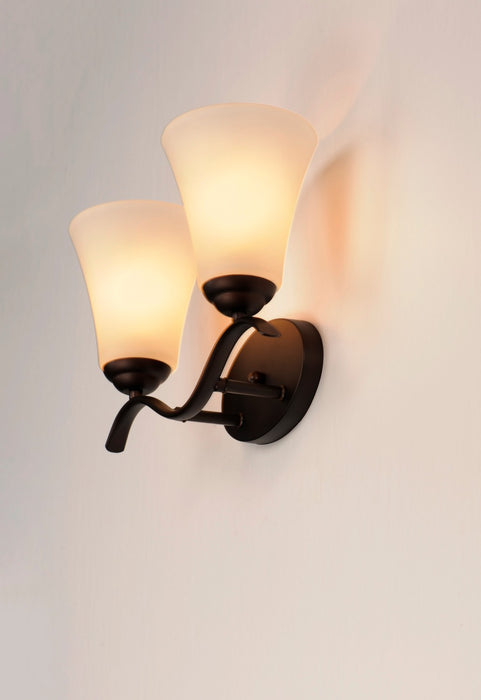 Maxim 12082FTOI Two Light Bath Vanity, Oil Rubbed Bronze