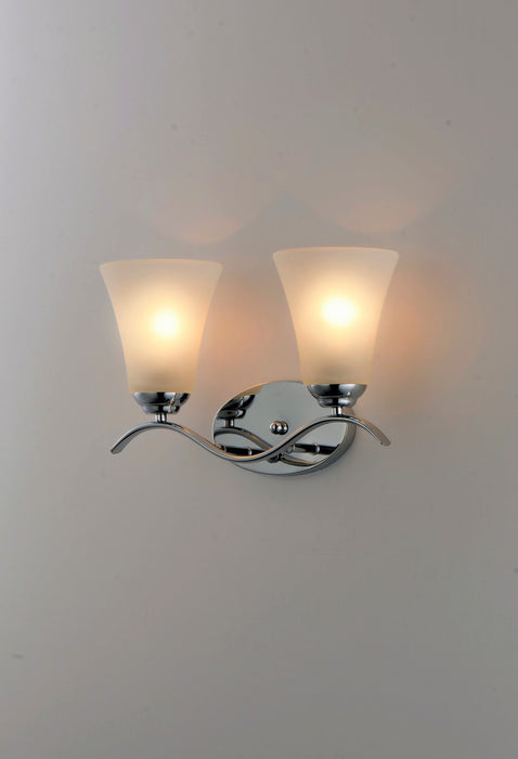 Maxim 12082FTPC Two Light Bath Vanity, Polished Chrome
