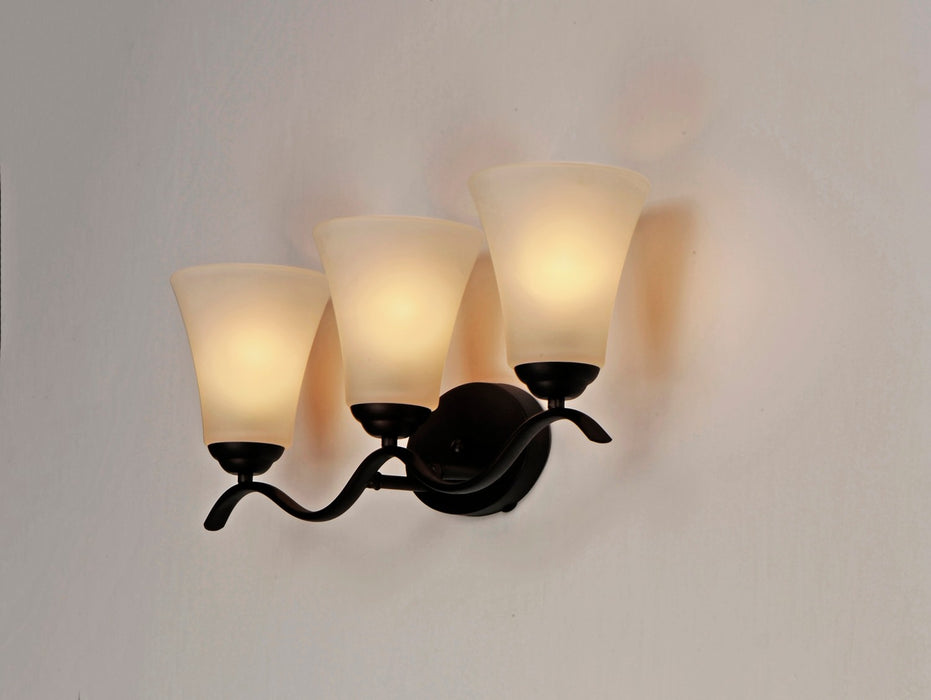 Maxim 12083FTOI Three Light Bath Vanity, Oil Rubbed Bronze