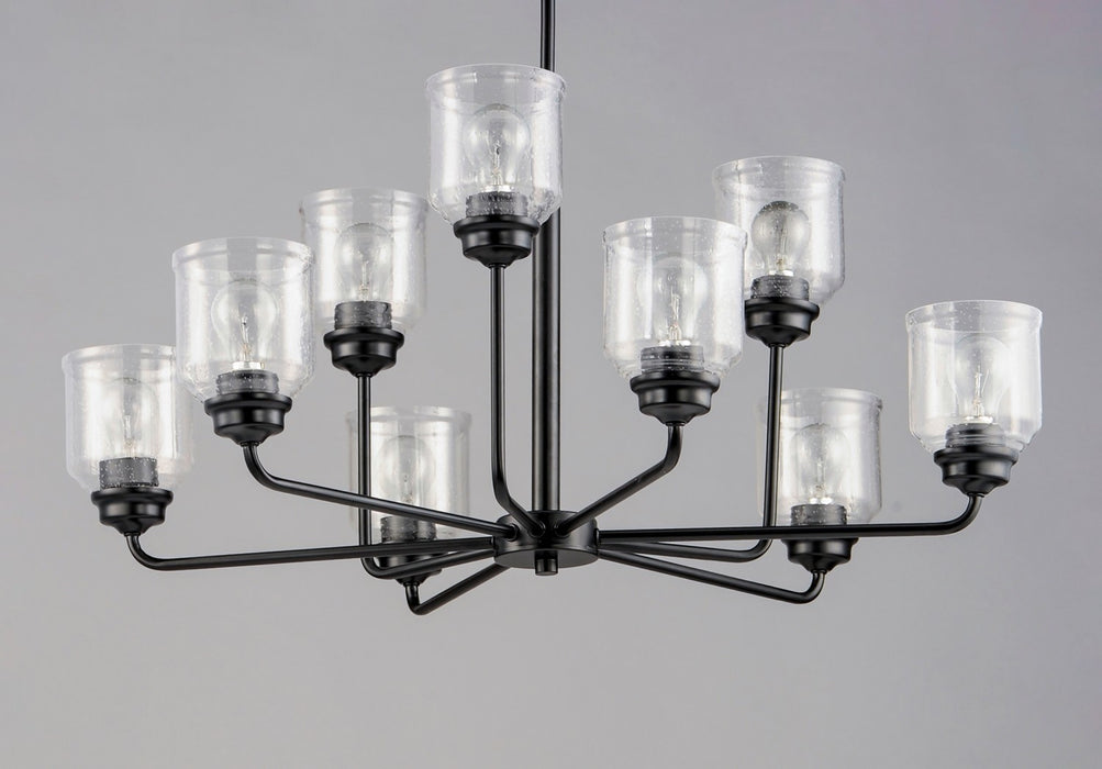 Maxim 12277CDBK Nine Light Chandelier, Black