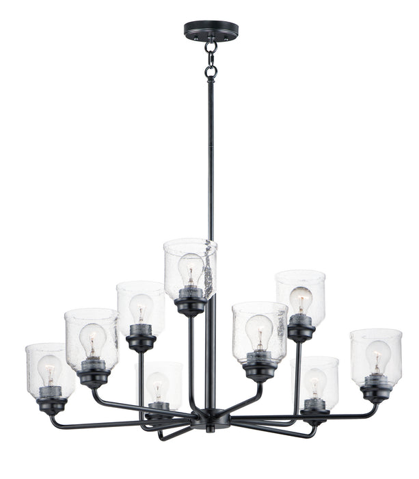 Maxim 12277CDBK Nine Light Chandelier, Black