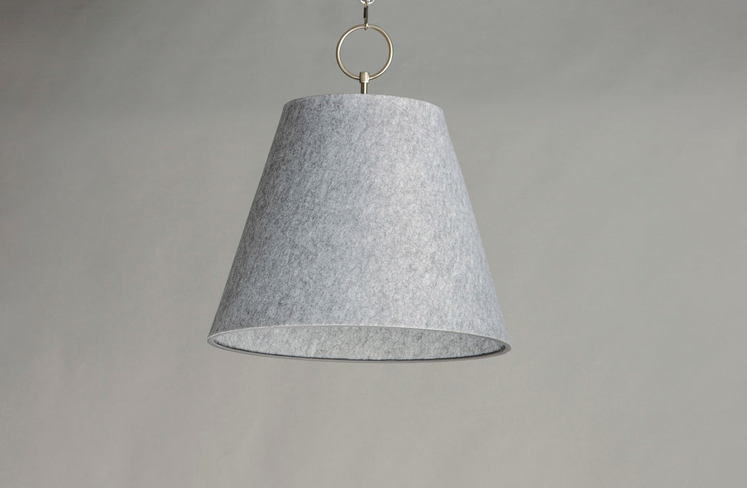 Maxim 14434GYSN One Light Pendant, Satin Nickel