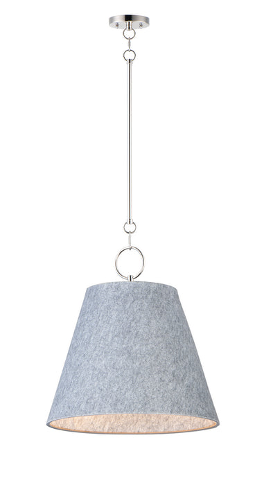 Maxim 14434GYSN One Light Pendant, Satin Nickel