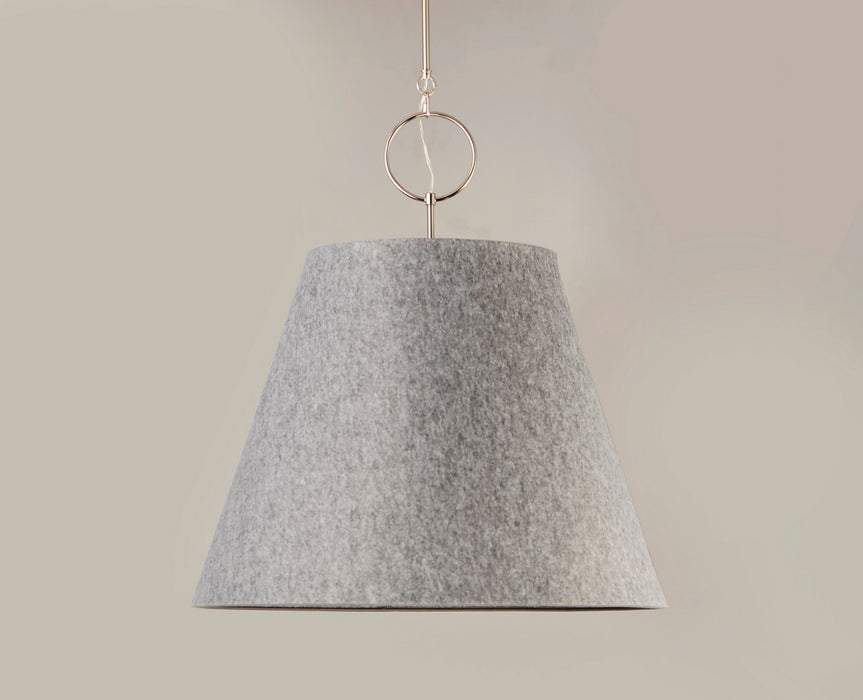 Maxim 14438GYSN One Light Pendant, Satin Nickel