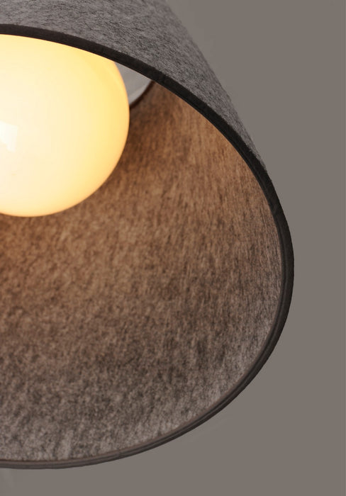 Maxim 14438GYSN One Light Pendant, Satin Nickel