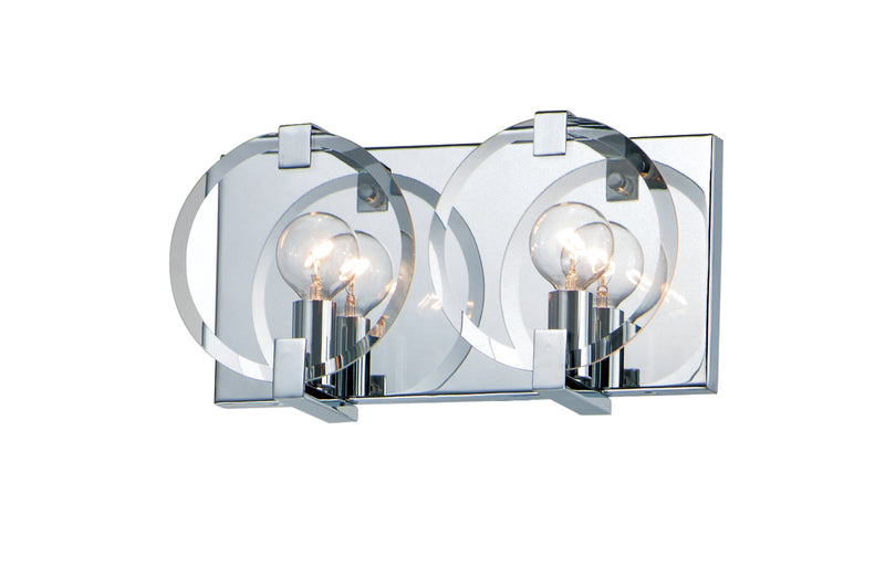 Maxim 21292CLPC Two Light Wall Sconce, Polished Chrome