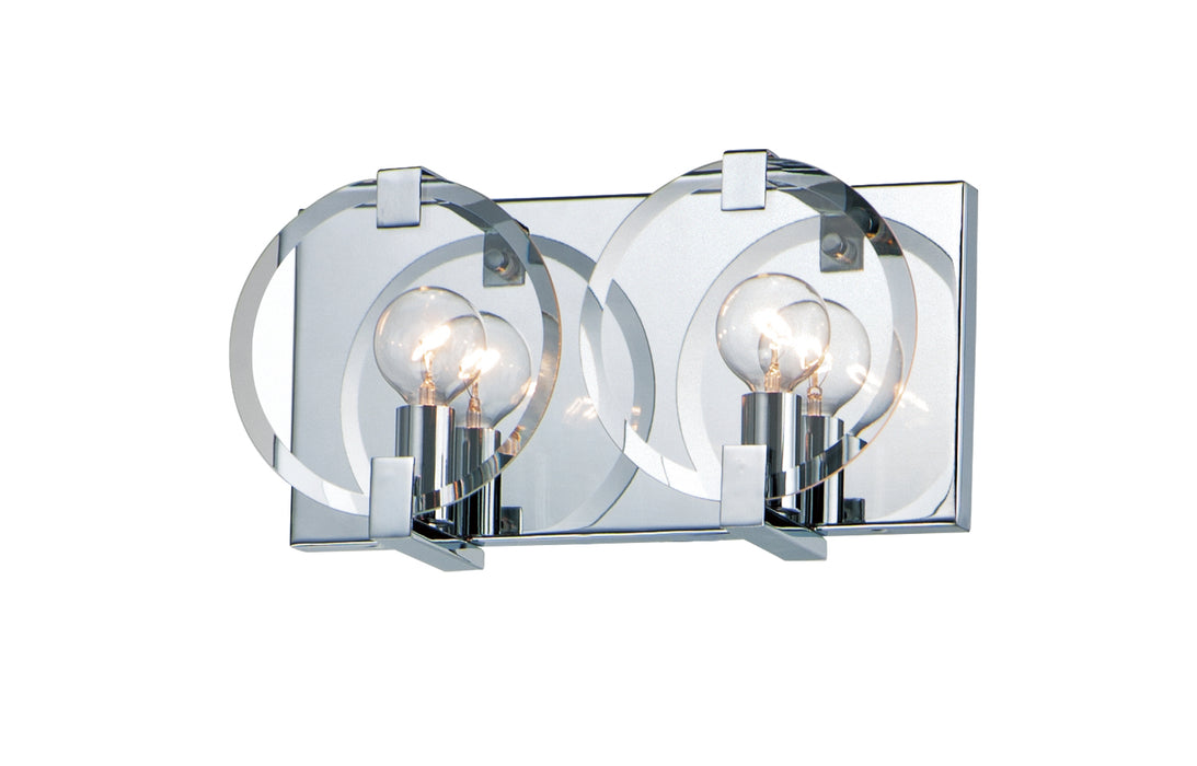 Maxim 21292CLPC Two Light Wall Sconce, Polished Chrome