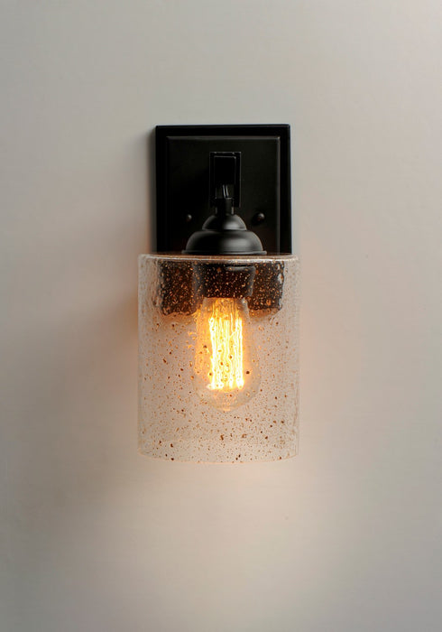 Maxim 25271SSBZ One Light Wall Sconce, Bronze