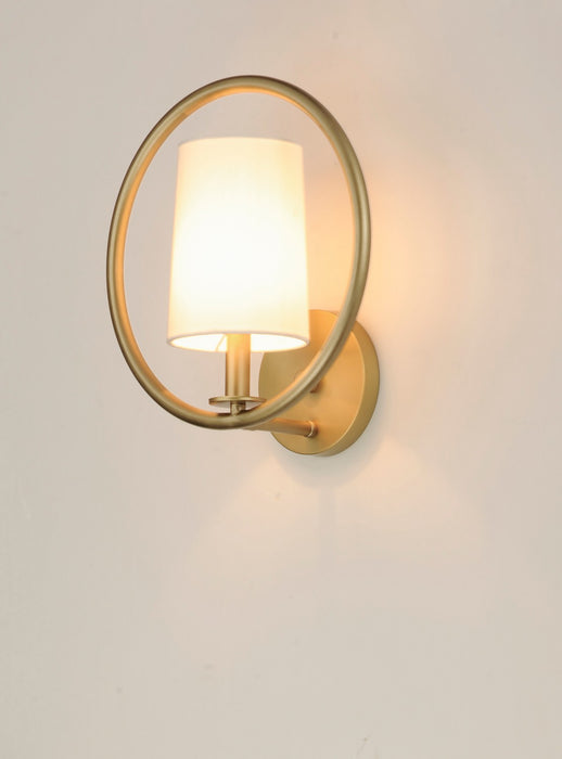 Maxim 25291OFNAB One Light Semi-Flush Mount, Natural Aged Brass