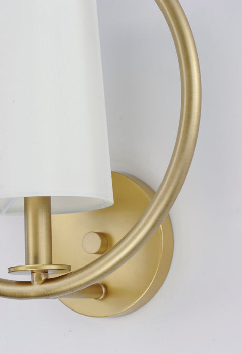 Maxim 25291OFNAB One Light Semi-Flush Mount, Natural Aged Brass