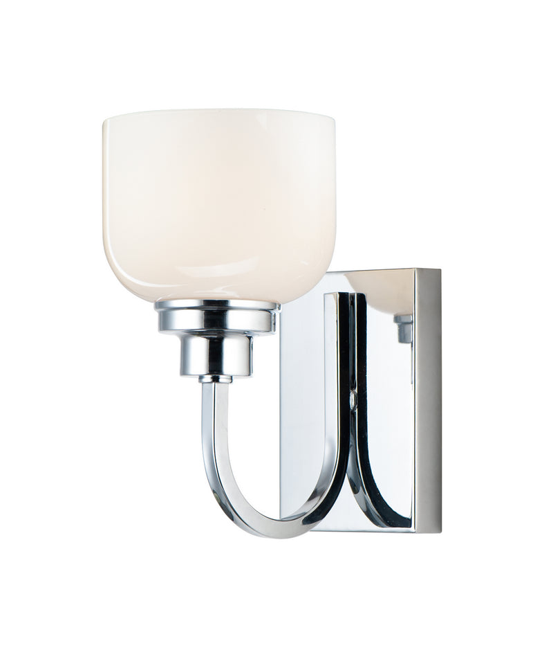 Maxim 26061WTPC One Light Bath Vanity, Polished Chrome