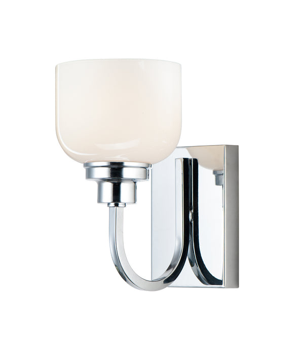 Maxim 26061WTPC One Light Bath Vanity, Polished Chrome