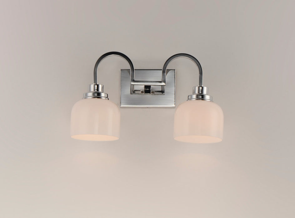 Maxim 26062WTPC Two Light Bath Vanity, Polished Chrome
