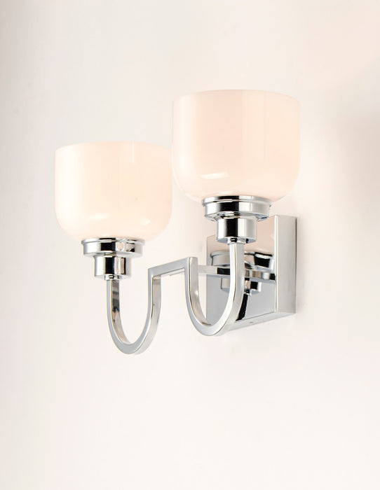 Maxim 26062WTPC Two Light Bath Vanity, Polished Chrome