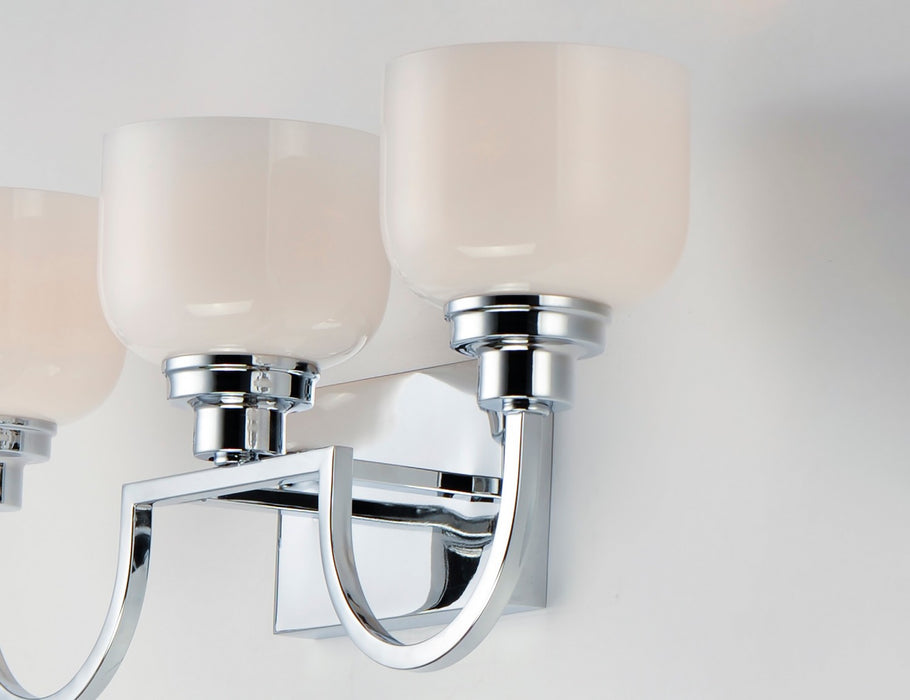 Maxim 26063WTPC Three Light Bath Vanity, Polished Chrome