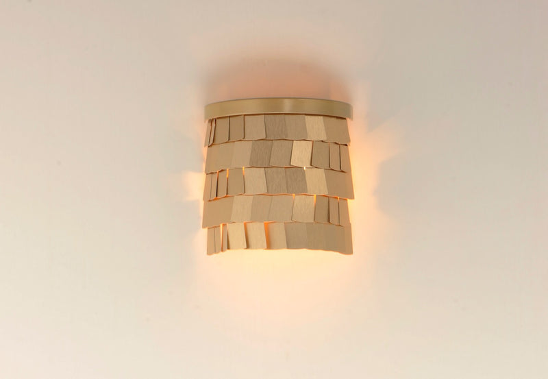 Maxim 26362CHPGLD Two Light Wall Sconce, Champagne / Gold