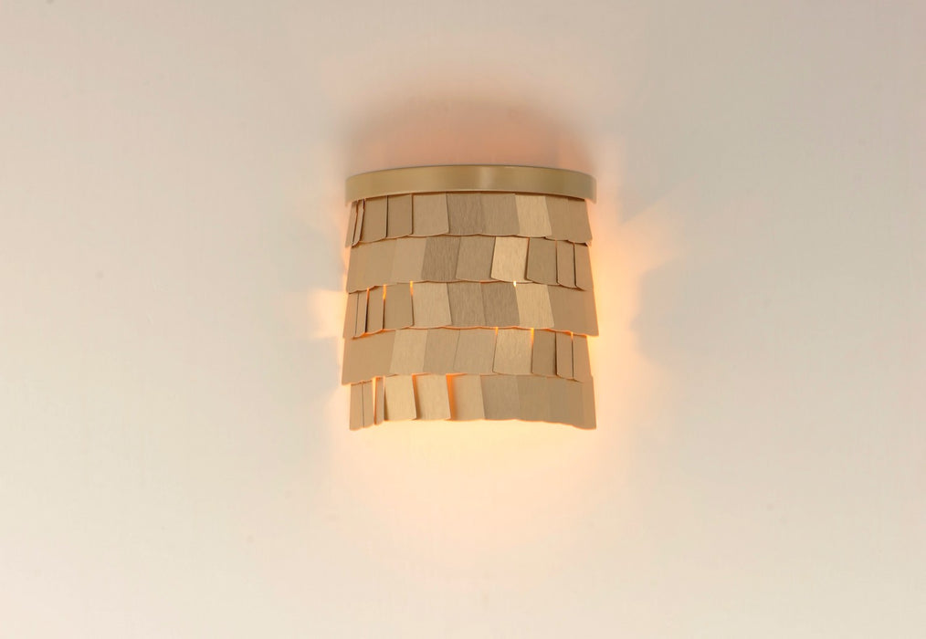 Maxim 26362CHPGLD Two Light Wall Sconce, Champagne / Gold