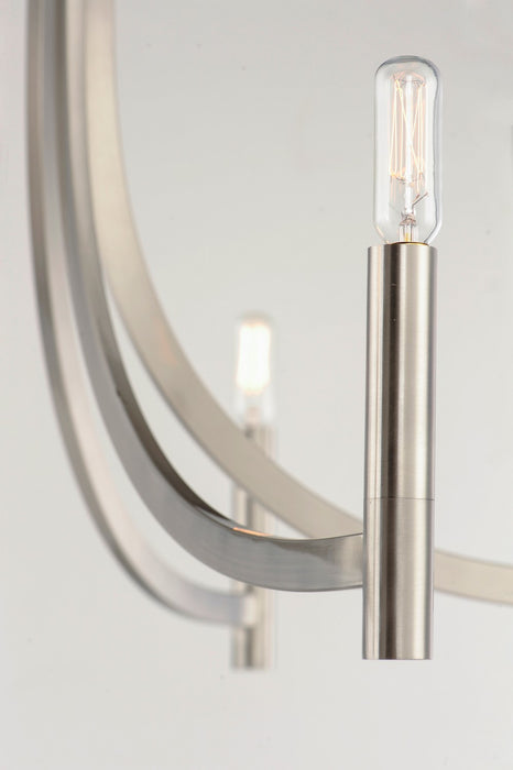Maxim 21523SN Three Light Chandelier, Satin Nickel