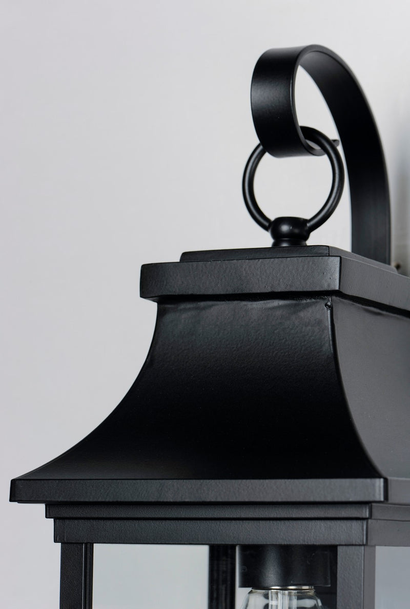Maxim 30022CLBK One Light Outdoor Wall Lantern, Black