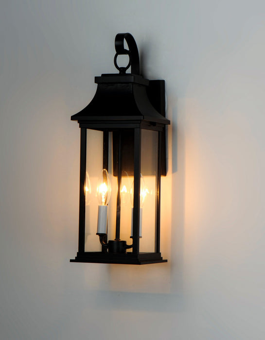 Maxim 30023CLBK Two Light Outdoor Wall Lantern, Black