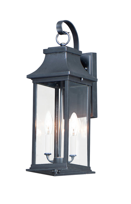 Maxim 30023CLBK Two Light Outdoor Wall Lantern, Black