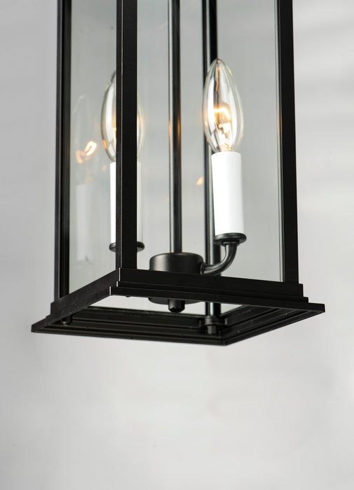 Maxim 30029CLBK Two Light Outdoor Hanging Lantern, Black