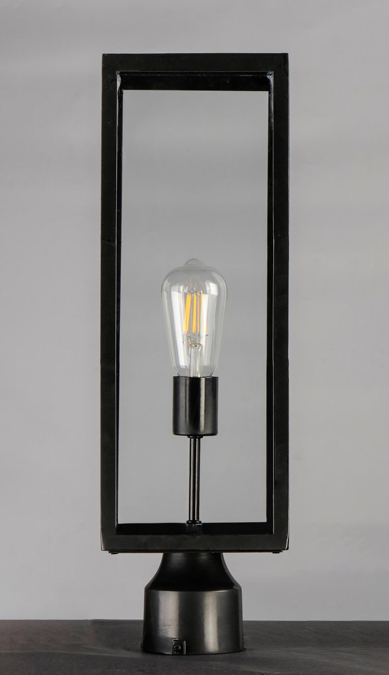 Maxim 30090CLDBZ One Light Outdoor Pole/Post Lantern, Dark Bronze