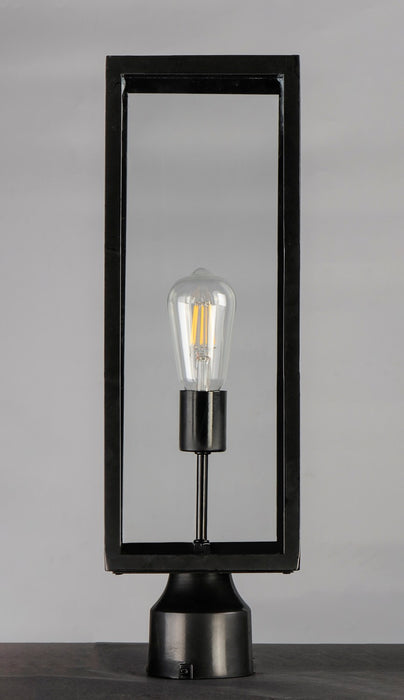Maxim 30090CLDBZ One Light Outdoor Pole/Post Lantern, Dark Bronze