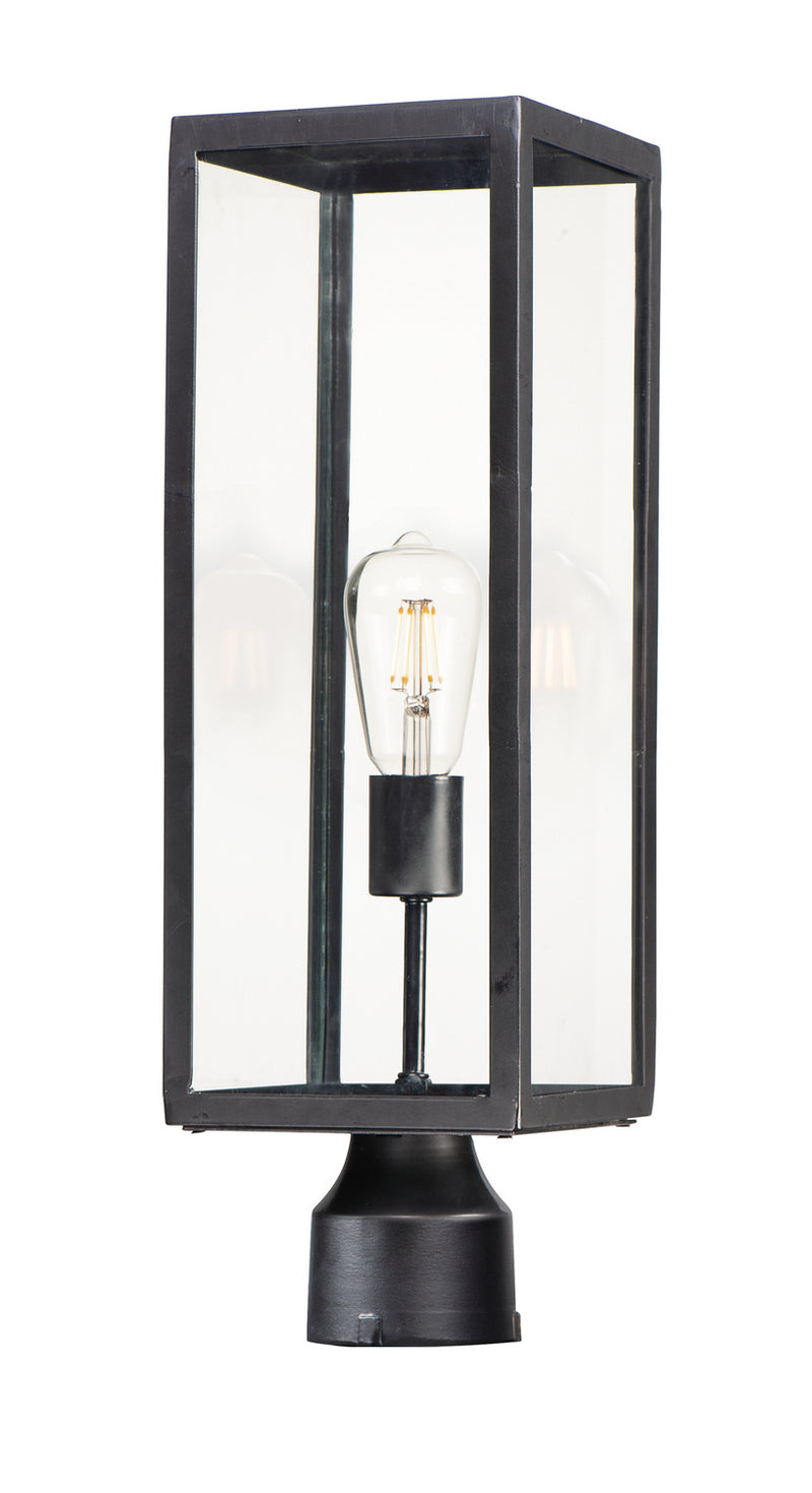 Maxim 30090CLDBZ One Light Outdoor Pole/Post Lantern, Dark Bronze
