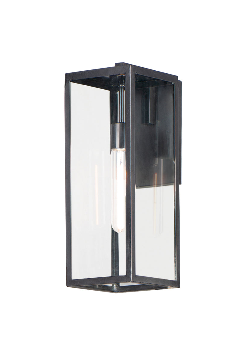 Maxim 30093CLDBZ One Light Outdoor Wall Lantern, Dark Bronze