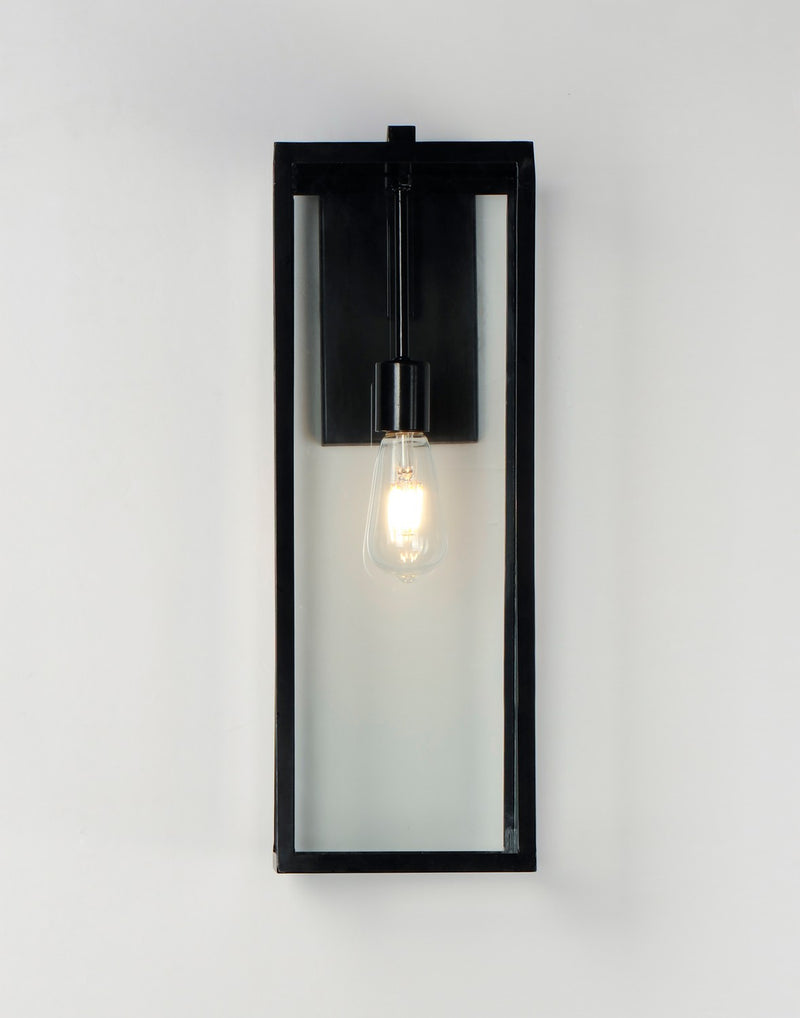 Maxim 30094CLDBZ One Light Outdoor Wall Lantern, Dark Bronze