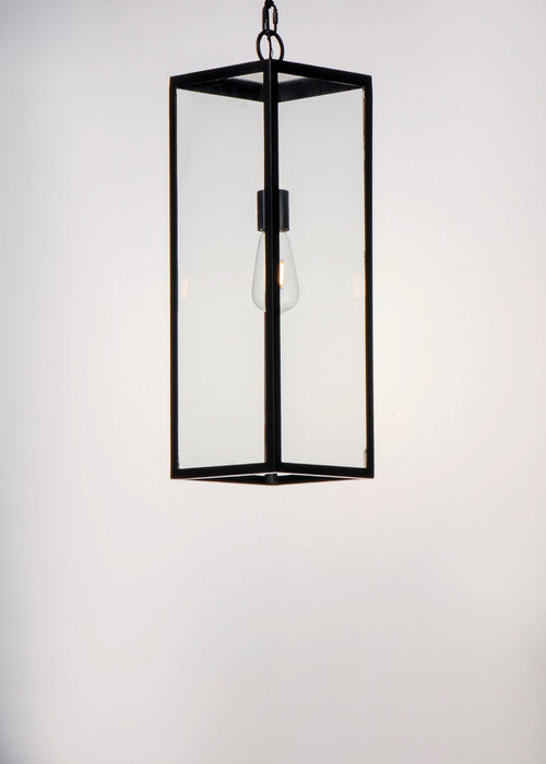 Maxim 30097CLDBZ One Light Outdoor Hanging Lantern, Dark Bronze