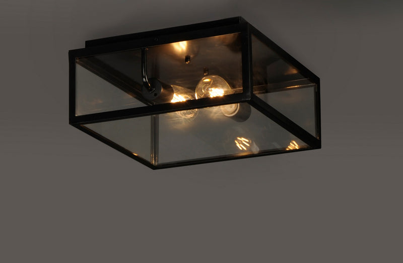 Maxim 30098CLDBZ Two Light Outdoor Ceiling Mount, Dark Bronze