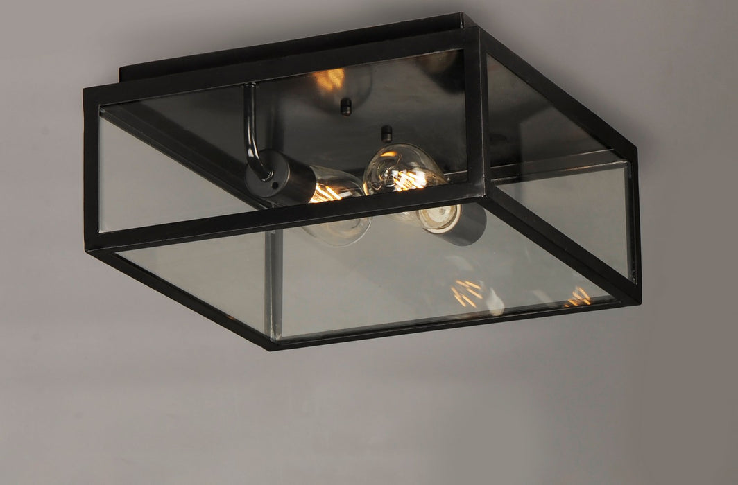 Maxim 30098CLDBZ Two Light Outdoor Ceiling Mount, Dark Bronze