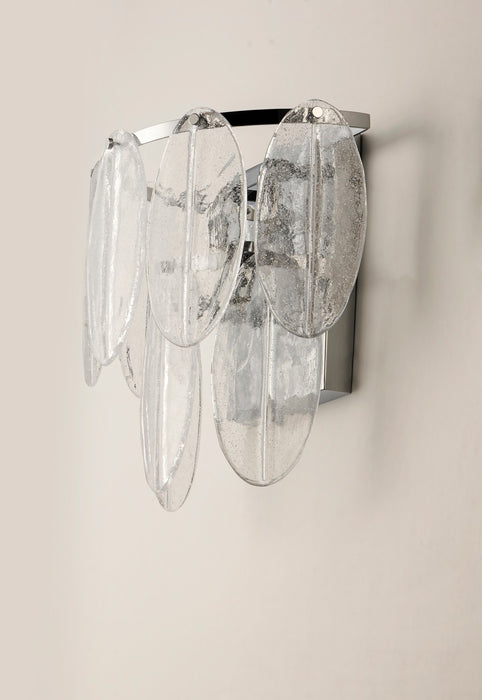 Maxim 30732CLWTPC Three Light Wall Sconce, White / Polished Chrome