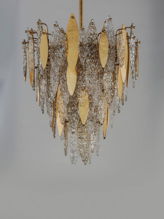 Maxim 32325CLCMPGL 12 Light Chandelier, Gold Leaf