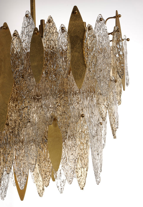 Maxim 32326CLCMPGL 18 Light Chandelier, Gold Leaf