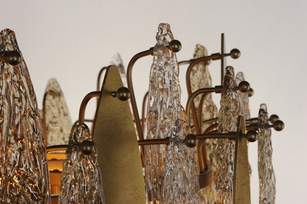 Maxim 32328CLCMPGL 21 Light Chandelier, Gold Leaf