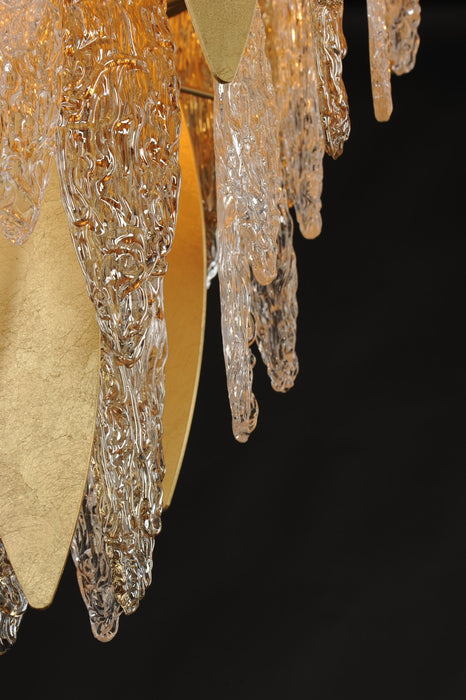 Maxim 32328CLCMPGL 21 Light Chandelier, Gold Leaf