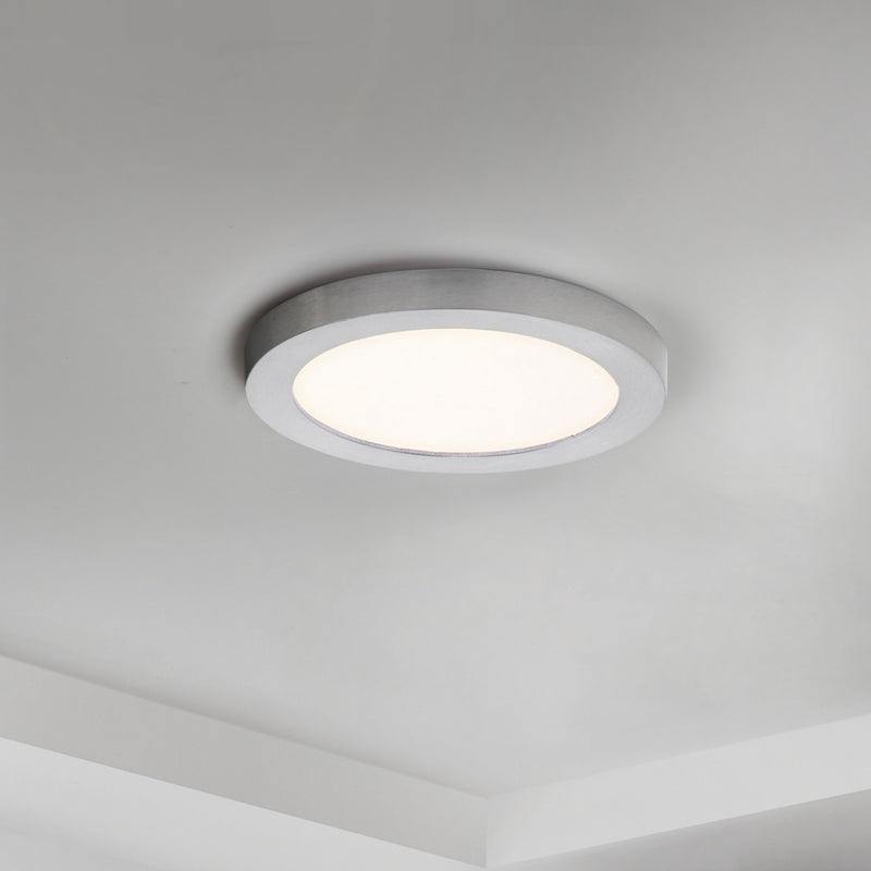 Maxim 57690WTSN LED Flush Mount, Satin Nickel