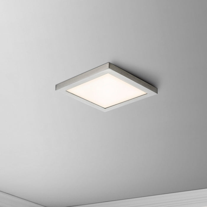 Maxim 57695WTSN LED Flush Mount, Satin Nickel
