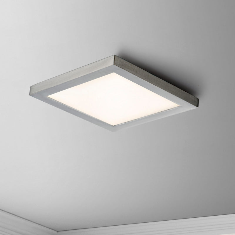 Maxim 57697WTSN LED Flush Mount, Satin Nickel