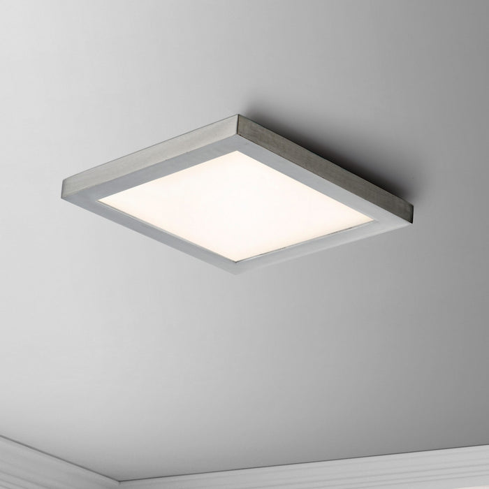 Maxim 57697WTSN LED Flush Mount, Satin Nickel