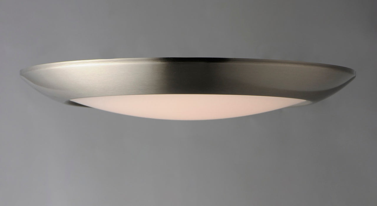 Maxim 57850WTSN LED Flush Mount, Satin Nickel