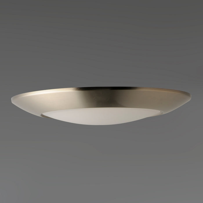 Maxim 57855WTSN LED Flush Mount, Satin Nickel